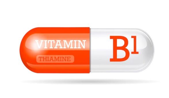 Oculax enthält Vitamin B1 (Thiamin)